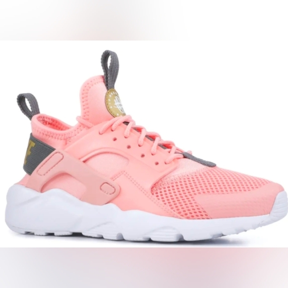 Nike Other - Nike Air Huarache Run Ultra 'Bleached Coral’ Sneakers Size 5Y Box  MSRP $95